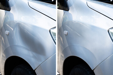 Photo Of Car Dent Repair - obrazy, fototapety, plakaty