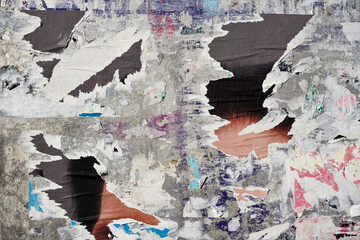 Abstract torn posters