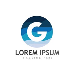 Obraz premium G Letter vector illustration icon