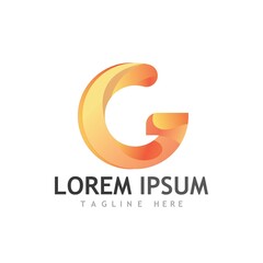 G Letter vector illustration icon