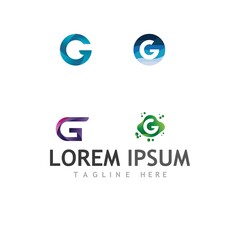 G Letter vector illustration icon