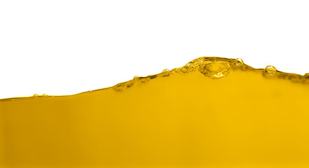 Oil surface isolated on white background.