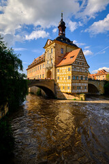 Altes Rathaus in der UNESCO-Weltkulturerbestadt Bamberg, Oberfranken, Franken, Bayern, Deutschland