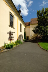 Das Kloster Hausen in Hausen bei Bad Kissingen, UNESCO – Weltkulturerbe, Unterfranken, Franken, Bayern, Deutschland