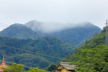 landscape in the mountains