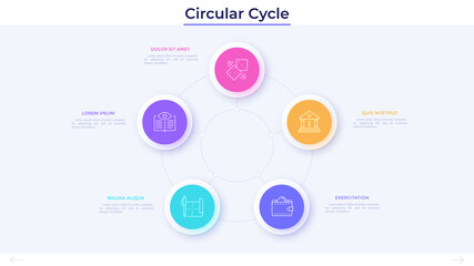 Modern Infographic Vector Banner