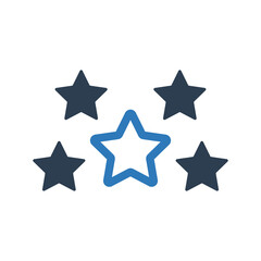 Rating star icon