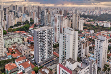 Foto aérea da cidade de São Paulo