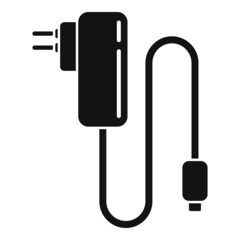 Phone charger icon simple vector. Charge battery