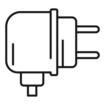 recommend clip art: Charger adapter icon outline vector. Battery charge