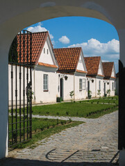 Living houses in Wigry monastery, Poland
