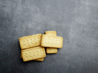 pile of crispy biscuits fresh from the oven