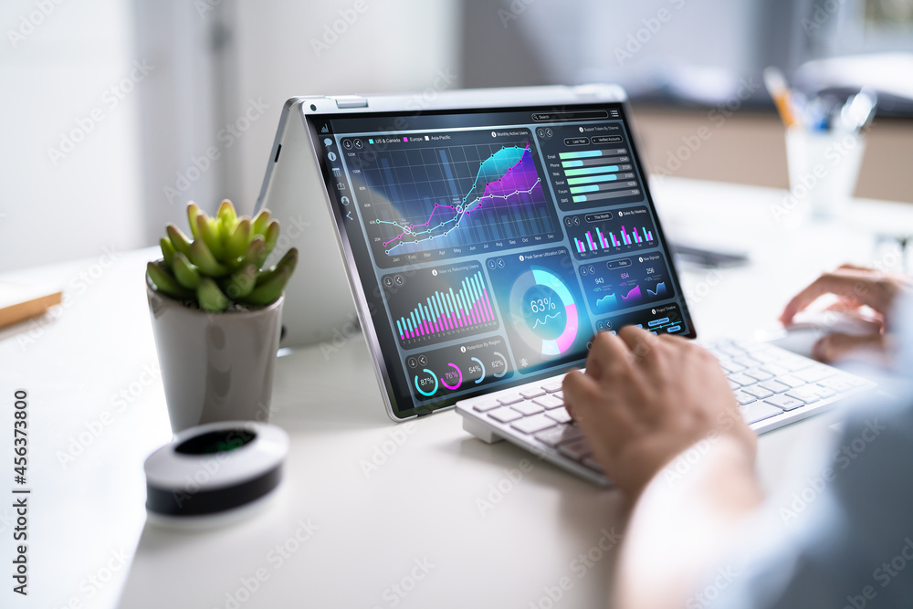 Poster Data Analyst Using Data Analytics Dashboard