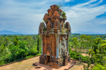 Canh Tien champa tower, Binh Dinh, Vietnam