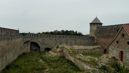 Fototapeta na wymiar old castle in the morning