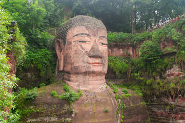 Leshan grand Buddha Statue Sichuan China