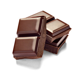 chocolate sweet food dessert stack brown cocoa dark piece delicious ingredient calorie nutrition