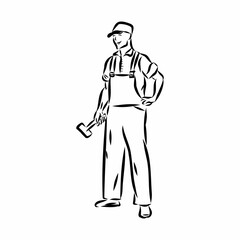 ladies and gentlemen. Man and woman figure collection. Vintage Hand Drawn Clothing. Retro Illustration in ancient engraving style