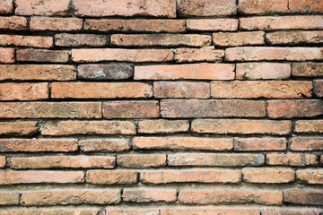 Clay brick wall for background