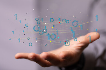 Business intelligence analyst dashboard on virtual