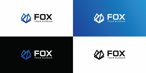 Fox logo collection with different and unique elements