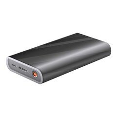 Hard disk memory icon cartoon vector. Usb storage