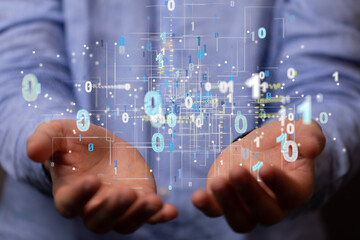 Business intelligence analyst dashboard on virtual