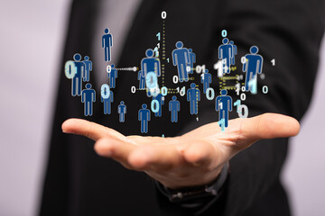 Unity group and teamwork concept