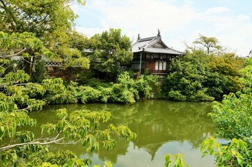 Fototapeta premium 小泉陣屋跡 薙刀池