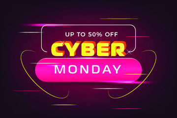 gradient cyber monday background