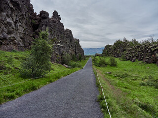 Fototapeta na wymiar Thingvellir Islandia
