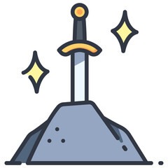 Excalibur sword icon