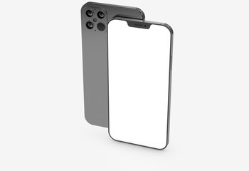 mobile smartphone device digital isolated 3d
