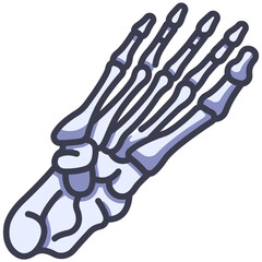 foot bone icon