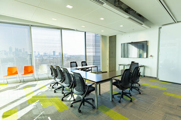 modern interior of office