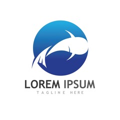 Obraz premium Fish logo template