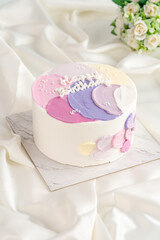 Small bento cake as a birthday present with Korean style cakes.