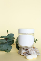 Natural Spa Treatment, beauty care products with eucalyptus