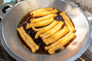 Asian - Indonesia Traditional Food Called Cakwe