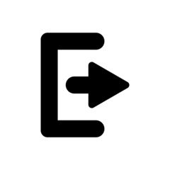 Arrow exit icon