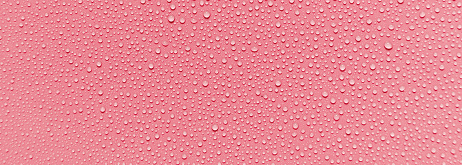 pink water drops