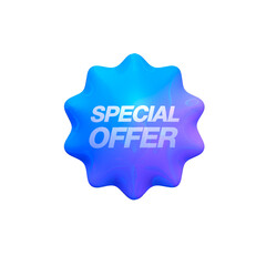3d special offer balloon with impact