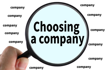 Choosing a company