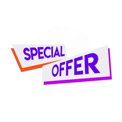 Special offer modern tag