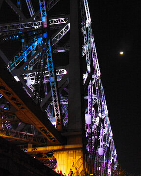 Howrah bridge at night