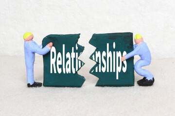 Relationships break