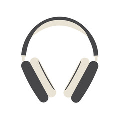 On-ear headphones on a white background for listening to music. 