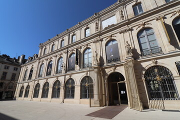 Le musée des beaux arts, ancien palais des ducs de Bourgogne, ville de Dijon, departement de la Cote d'Or, France - obrazy, fototapety, plakaty
