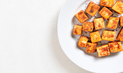 Pan fried paneer
