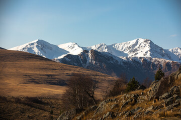 landscape with snow